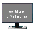 Please qsl Direct or via Bureau