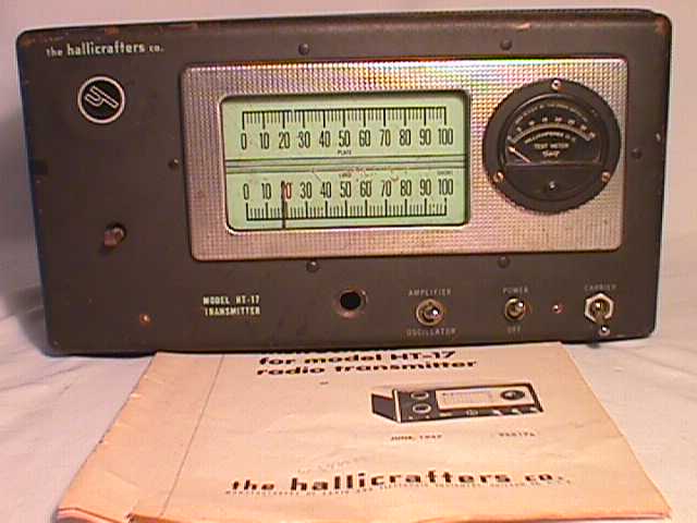 Hallicrafters HT-32A Transmitter Operating and Service Manual 