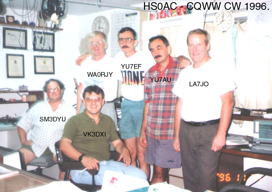 Picture of HS0/SM3DYU, HS0/VK3DXI, WA0RJY, HS0/YU7EF, YU7AU, HS0/LA7JO