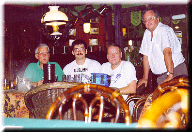 Picture of HS0/SM3DYU, HS0/EY8MM and HS0/LA7JO after CQ WW CW 1997