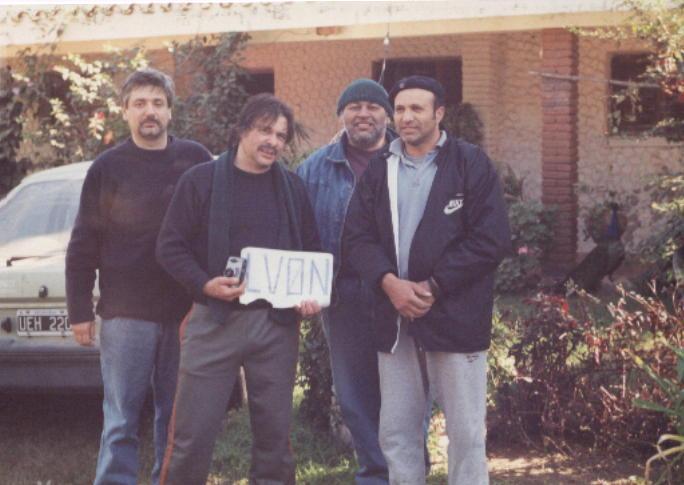 LU1NDC, CX2AM, LU8NA &  CX1SI during IARU  Championship HF 2003 as LV0N