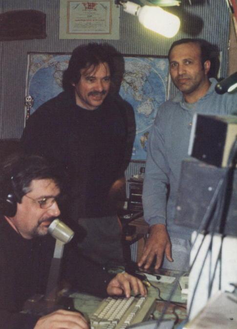 LU1NDC, CX2AM & CX1SI during IARU Championship  HF 2003 as LV0N