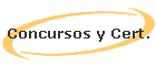Concursos y Cert.