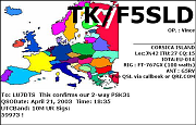 TK'F5SLD_20030421_1835_10M_PSK31