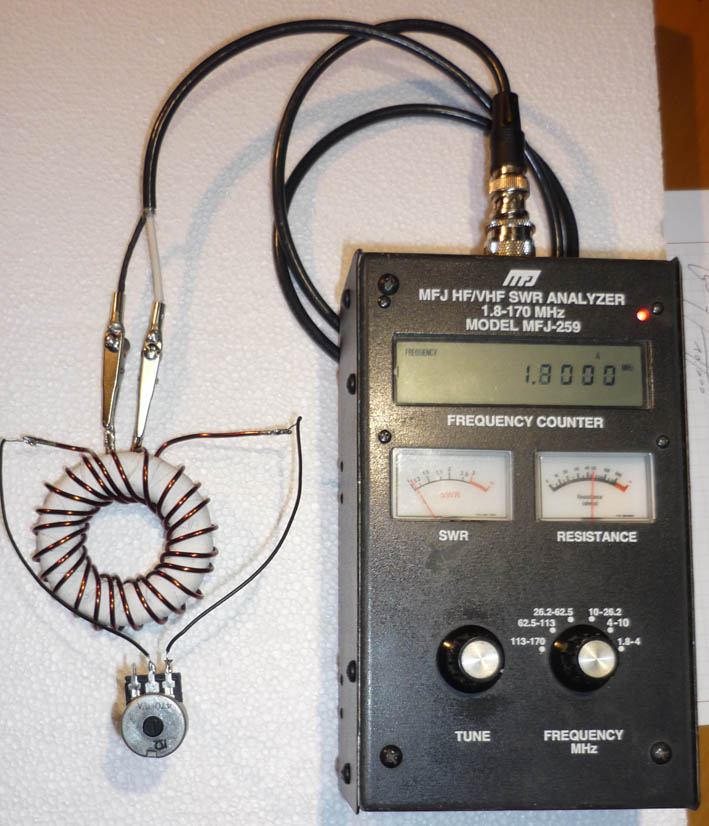 FT240-43  Unun 9:1 1-30 MHz 1kW 