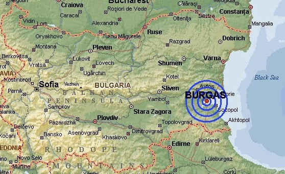 Map of Bulgaria