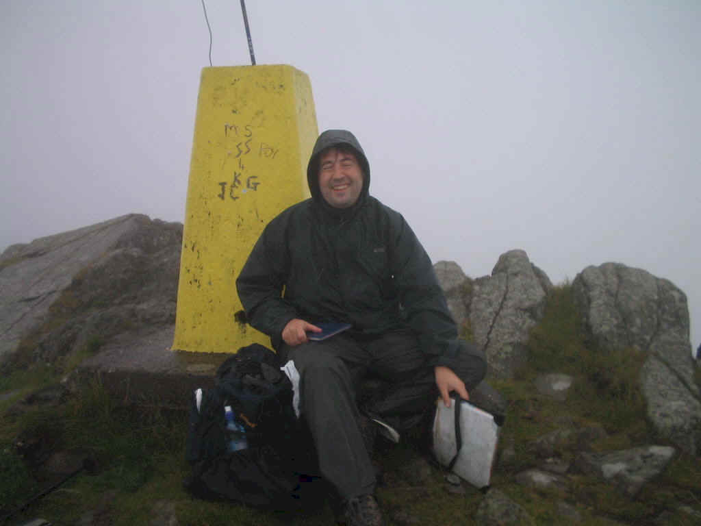 Operating from the summit of Carn Fadryn