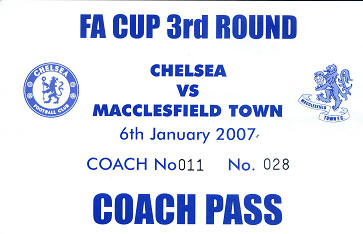 Coach pass for Chelsea game