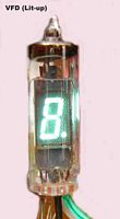 Example VFD lit-up.