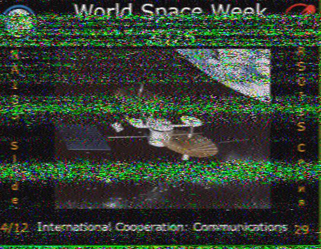 SSTV image