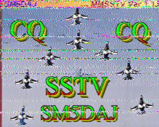 SSTV image