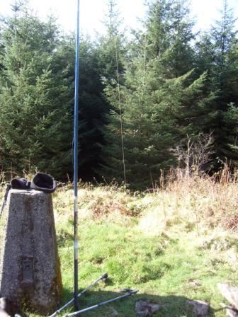 Trig point and mast