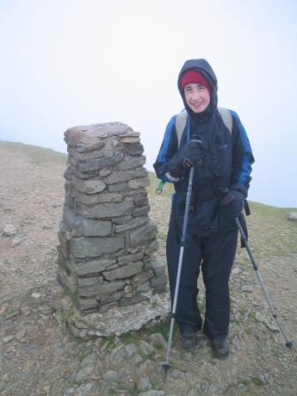 Jimmy at the trig point