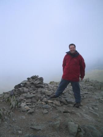 Summit cairn on Helvellyn