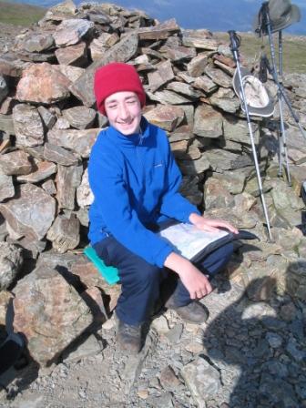 Jimmy on Grasmoor summit