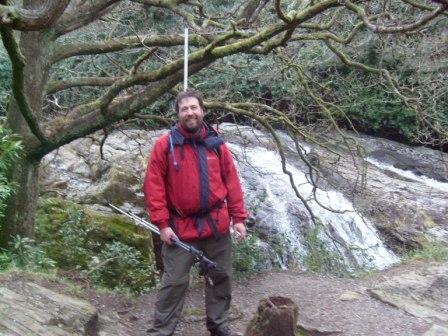 Tom descending the Glen River Path back to Newcastle