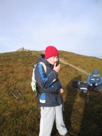 Jimmy MW3EYP/P activating on Moel y Gamelin GW/NW-042