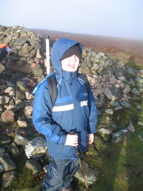 Liam on Easington Fell