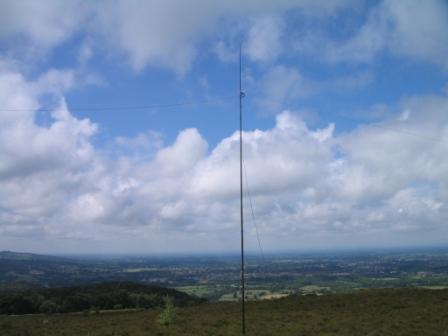 40m dipole and the view looking West