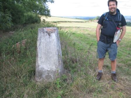 Trig point on Seager Hill