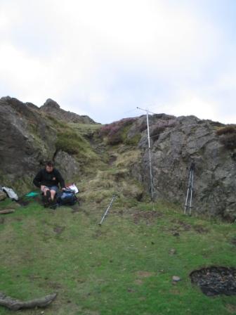 Activating position on Caer Caradoc