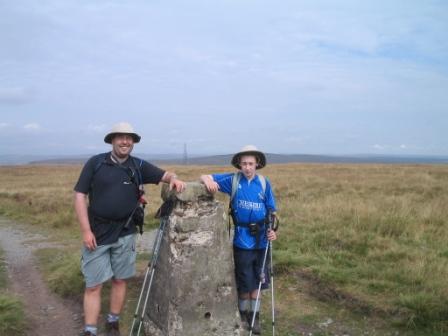 Trig point on White Hill