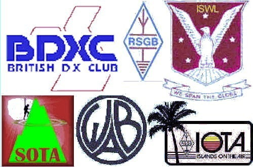 BDXC ISWL WAB SOTA RSGB IOTA - see my radio page for more details