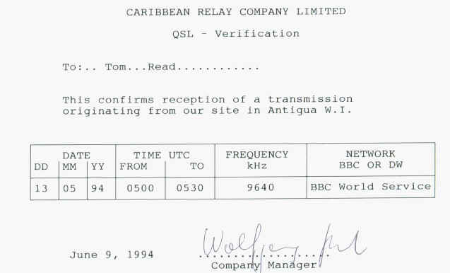 BBC Caribbean Relay