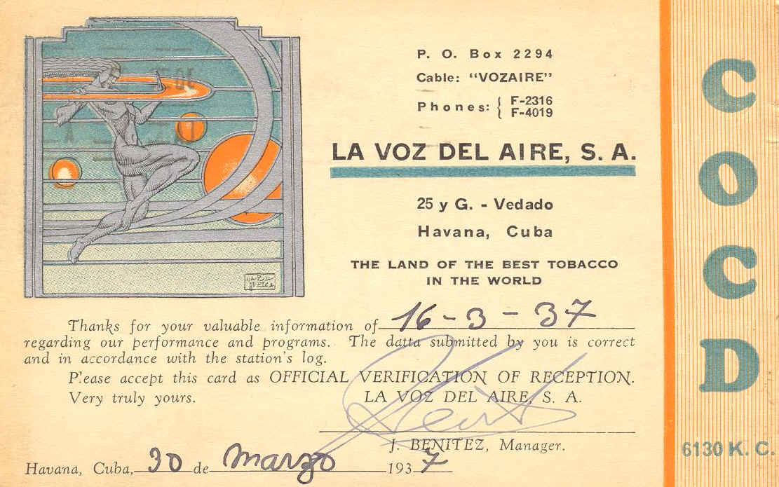 COCD, courtesy of G4UZN