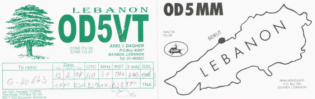 Lebanese radio amateurs