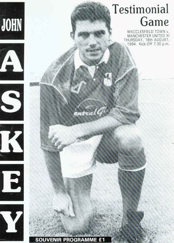 John Askey testimonial, 1994