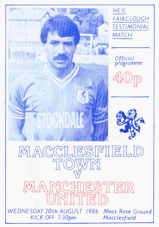 Neil Fairclough Testimonial, 1986