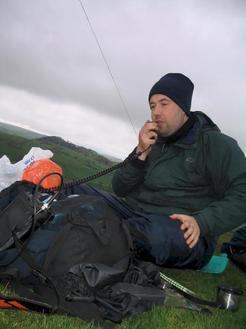 Tom GC4BJC/P activating Mynydd-y-briw GW/NW-060