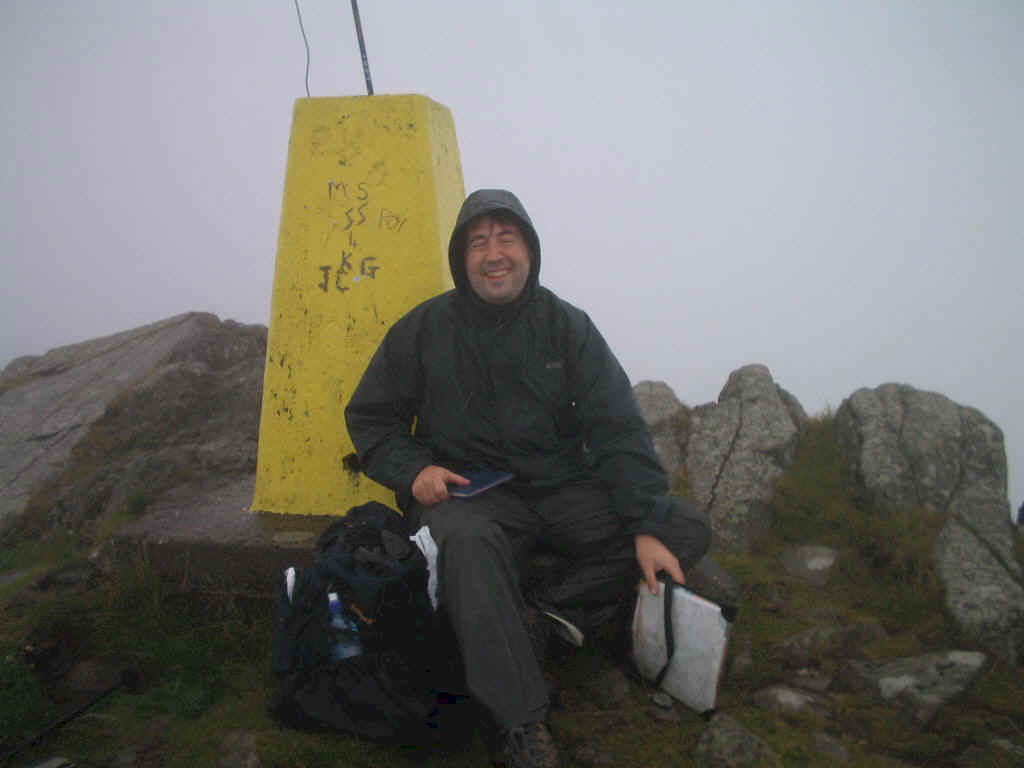 Operating from the summit of Carn Fadryn
