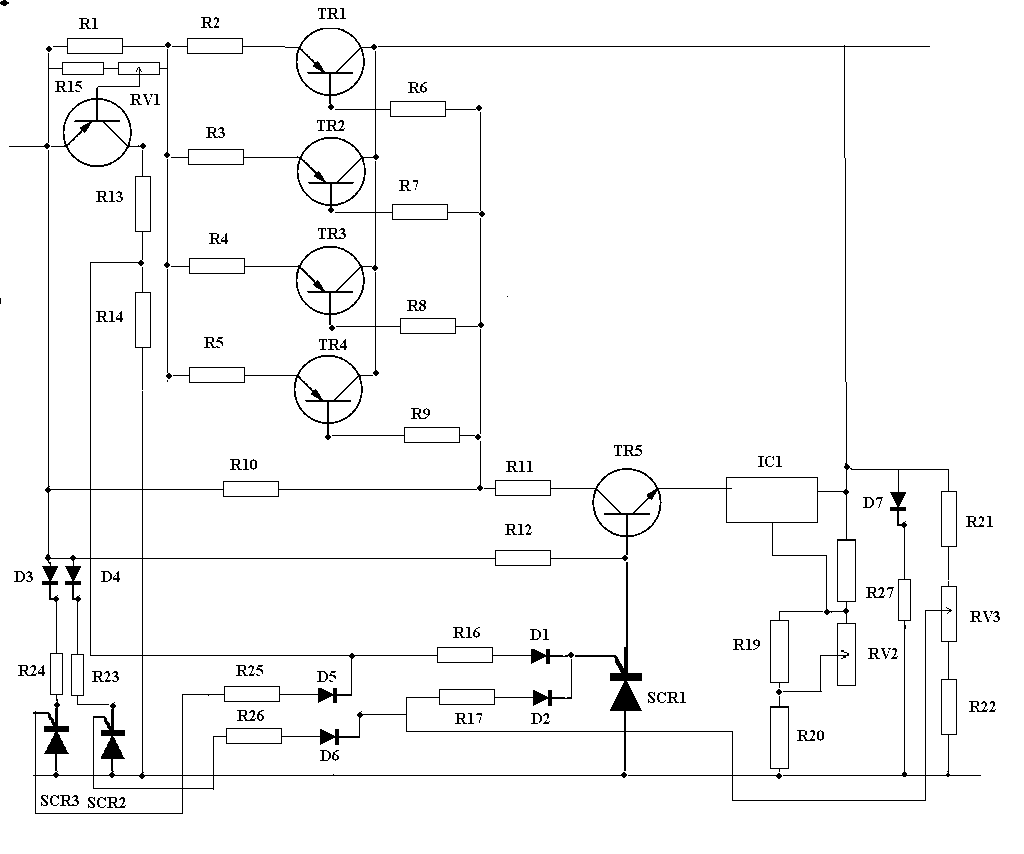 12 Volt Power Supply Circuit Diagram