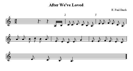 sheet music