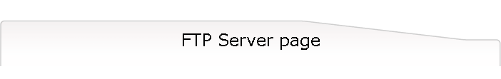 FTP Server page