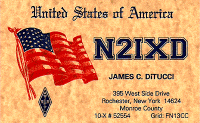QSL postcards are exchanged by Amateur Radio Ops to confirm on-the-air radio contacts
