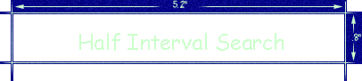 Half Interval Search