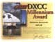 Millenium DXCC Certificate