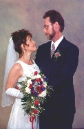 Roy and Paula staring into each others eyes