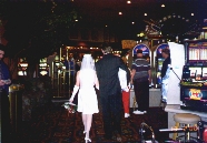 Walking through the Hotel Casino as we make our way back to our room.