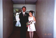 Here's proof that we tied the knot!