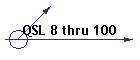 QSL 8 thru 100