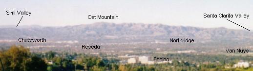 Oat Mountain and the San Fernando Valley