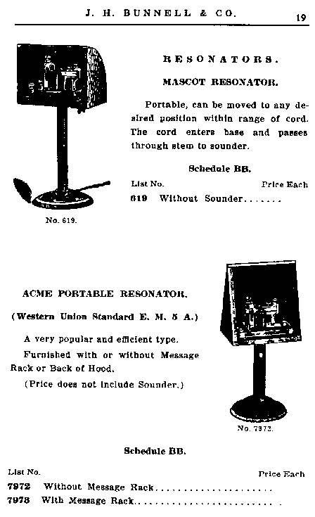 Resonators -- Mascot & Acme Portable Resonator