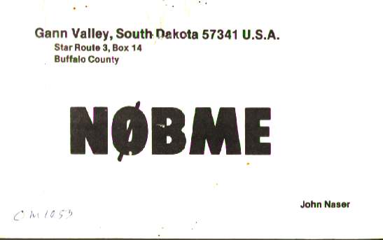 Front of Card