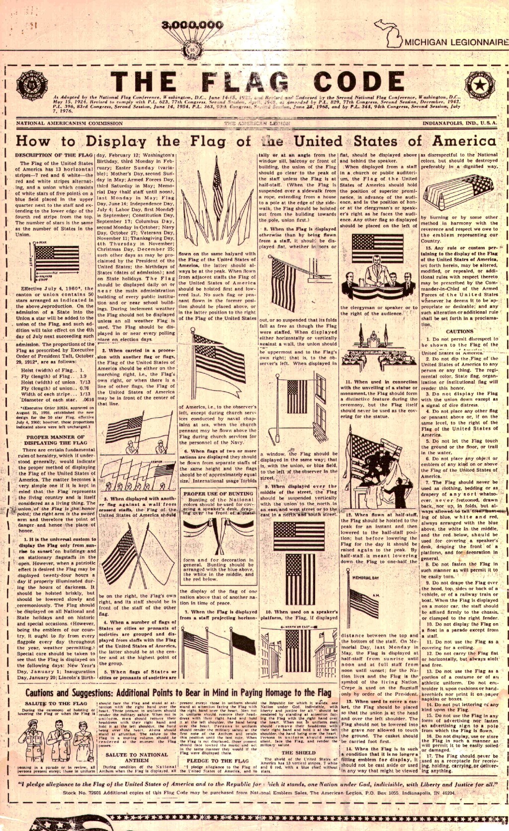 The Flag Code of The United States of America