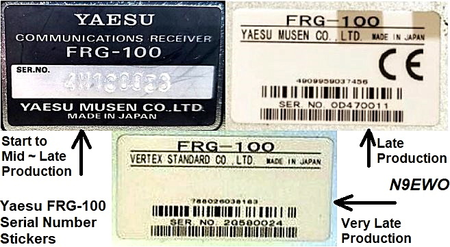 N9EWO Review : Yaesu FRG-100 Receiver