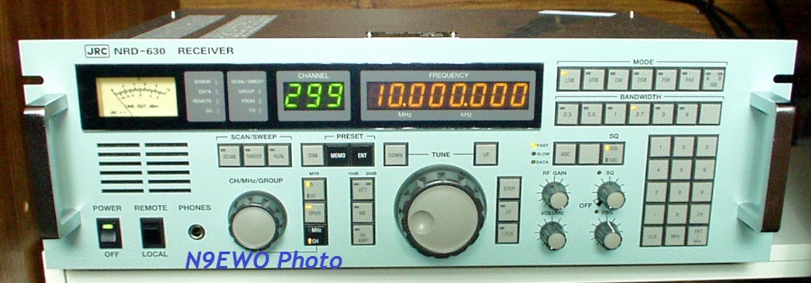 N9EWO Review : JRC Japan Radio Co. NRD-630 DSP HF Receiver